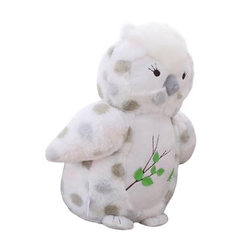 ifundom 1 Stück Eule Animals Toys for Puppen kinderpuppen plüschtiere Plush süße Vogelpuppe Dolls Plüschpuppe Plüschpuppe PP Baumwolle Weiß von ifundom