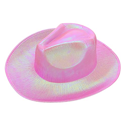 ifundom 1 Stück Fantasy Cowboyhut Brauner Kuh Mädchenhut Strohhut Cowboy Outdoor Fedora Hüte Cowboyhut Cowboy Cowgirl Hüte Stroh Cowboyhut Eva Composite Bunter Cowboyhut Rosa von ifundom