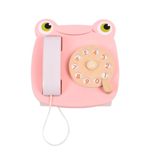 ifundom 1 Stück Froschtelefon Spielzeughaus Kinderspielzeug Kindertelefone Für Babys Lernspielzeug Rollenspielspielzeug Simuliertes Telefonspielzeug Spielerisches Kinderspielhausspielzeug von ifundom