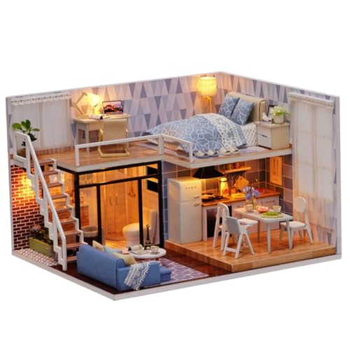 ifundom 1 Stück Kabinenmodell Winzig Mini-Wohnung Wohnung Selber Bauen Miniatur DIY Wohnung von ifundom