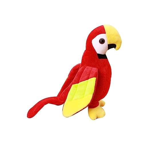 ifundom 1 Stück Kleinkindspielzeug Animal Toys Tier plushbit Cute Birds Plush Toy Plüsch-Vogelfigur krabbelndes Babyspielzeug Kuscheltier Plüsch-Vogelspielzeug rot von ifundom