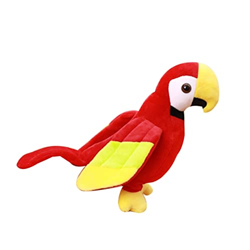 ifundom 1 Stück Kleinkindspielzeug Plüsch Hängematte gefüllter Papagei Vogelfütterer Spielzeugvögel Stofftiere für Vogelkäfig papageienspielzeug vogelspielzeug nymphensittich rot von ifundom