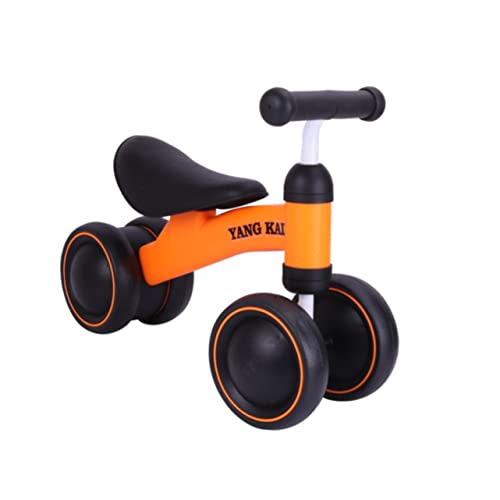 ifundom 1 Stück Laufrad mit Rädern Orange Rutschauto ohne Fördert Balance Körperkoordination und Geschicklichkeit für Kleinkinder und Junge Mädchen von ifundom