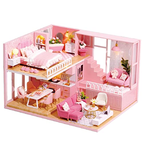 ifundom 1 Stück Miniatur DIY Wohnung Mini- Zum Selbermachen Miniatur DIY Mini-Wohnung Wohnung Selber Bauen Kabinenmodell von ifundom