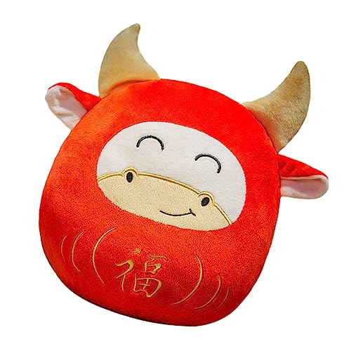 ifundom 1 Stück Plüschtier Vieh Puppe Maskottchen Kuh tierkreistier Maskottchen Animal Figures Chaps Toy Maskottchen des neuen Jahres Jahr der Ochsenpuppe Textil- rot ifundom 1 Stück Plüschtier Vieh Puppe Maskottchen Kuh tierkreistier Maskottchen Animal Figures Chaps Toy Maskottchen des neuen Jahres Jahr der Ochsenpuppe Textil- rot von ifundom