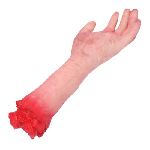 ifundom 1 Stück Prothetische Requisiten Lustig Coole Gadgets Halloween Gefälschter Finger Ding Halloween-pappteller Skelett Zombie Puppen Halloween Blutige Requisiten Arm Vinyl Grey von ifundom