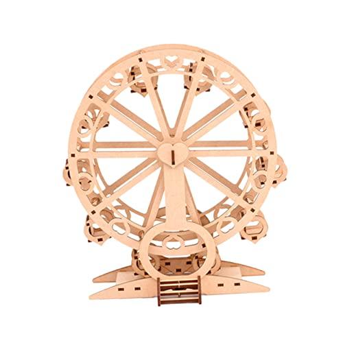 ifundom 1 Stück Riesenrad- holzspielzeug holztacker D Puzzle für Holzmodellbau D Holzpuzzle mechanisch DIY-Riesenradmodell Riesenrad aus Holz Hölzern ifundom 1 Stück Riesenrad- holzspielzeug holztacker D Puzzle für Holzmodellbau D Holzpuzzle mechanisch DIY-Riesenradmodell Riesenrad aus Holz Hölzern von ifundom