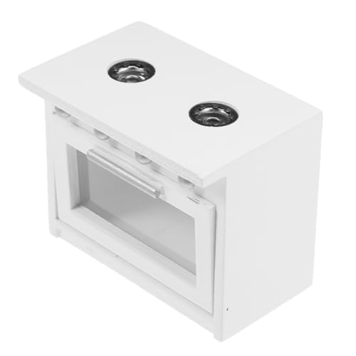 ifundom 1stück Miniatur Küchen Herd Modell Holz Gasherd Dekoration Für Puppenhaus Und Miniatur Wohnaccessoires Für Projekte Und Rollenspiele von ifundom