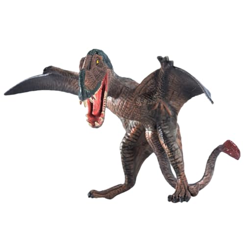 ifundom 1 Stück Simulierte Dinosauriermodelle Kinderspielzeug Desktop Ornamente Realistische Lehrrequisiten Realistische Dinosauriermodelle Lernspielzeug Dinosaurierfiguren Brauner von ifundom