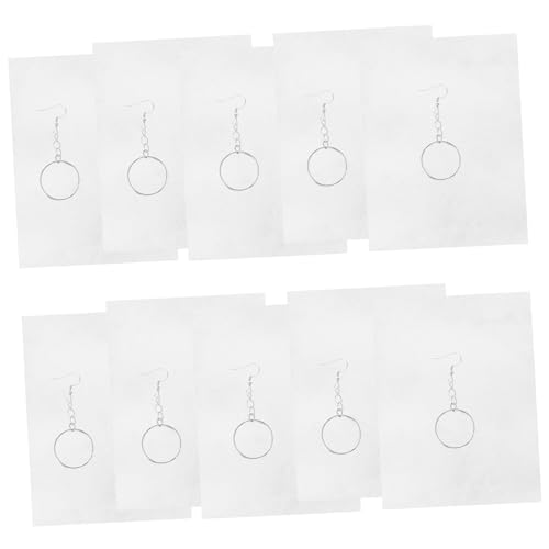 ifundom 10 Blatt Teiliges DIY Set Schrumpffolie Halbtransparent Handbemalt mit Silbernen Ohrbügeln und Schlüsselringen zum Basteln von Schmuck und Anhängern ifundom 10 Blatt Teiliges DIY Set Schrumpffolie Halbtransparent Handbemalt mit Silbernen Ohrbügeln und Schlüsselringen zum Basteln von Schmuck und Anhängern von ifundom