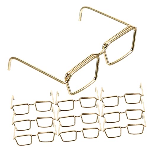 ifundom Brillengestelle Zum Anziehen Von Puppen – 10 Stück Miniaturbrillen Ohne Gläser Runder Rahmen Aus Metalldraht Für Puppendekor Spielzeug Für Mädchen ifundom Brillengestelle Zum Anziehen Von Puppen – 10 Stück Miniaturbrillen Ohne Gläser Runder Rahmen Aus Metalldraht Für Puppendekor Spielzeug Für Mädchen von ifundom