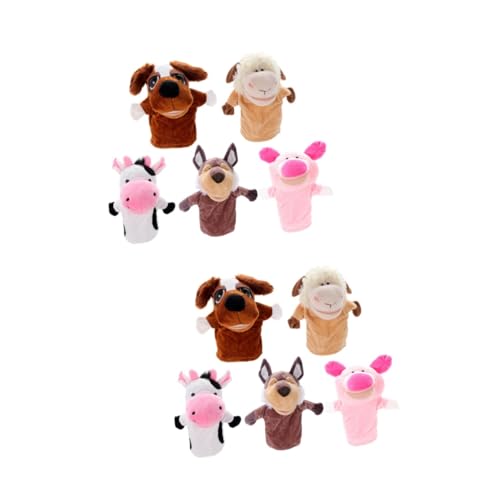 ifundom 10 STK tierische Marionette Puppen interaktives Spielzeug kinderspielzeug Spielzeuge Puppe mit beweglichem Mund Spielzeug zum Geschichtenerzählen AFFE von ifundom