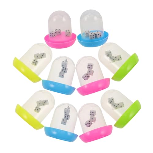 ifundom 10 Sets Mini Play Dice Prop Favoriten Kleines Spielzeug DIY -Spielzeug Kleinkindparty. von ifundom