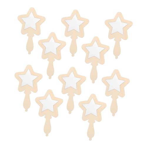 ifundom 10 Stück DIY Spiegel Blanko Holzspiegel Sternförmig Kleiner Holzspiegel DIY Malspiegel Holzspiegel Tragbarer Spiegel Für DIY Kunstprojekte ifundom 10 Stück DIY Spiegel Blanko Holzspiegel Sternförmig Kleiner Holzspiegel DIY Malspiegel Holzspiegel Tragbarer Spiegel Für DIY Kunstprojekte von ifundom