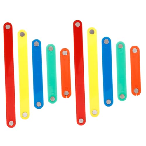 ifundom 10 Stück Geometrisches Lernspielzeug Teiliges Magnetische Formen für Kreative Mathematikspiele für Schule und Zuhause Fördert Räumliches und Logische Fähigkeiten von ifundom
