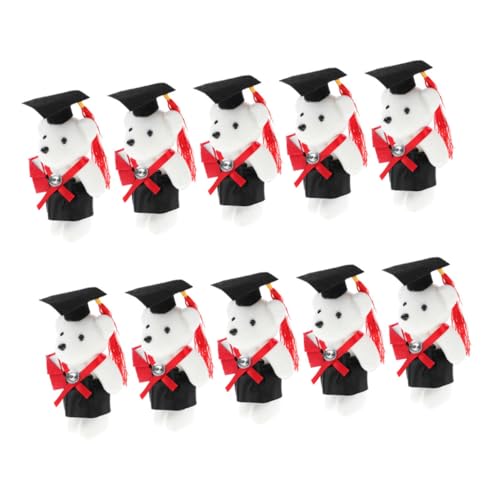 ifundom 10 Stück Graduierte Doktorbär Puppe Blumenstrauß Tragen Bärenpuppenstrauß Abschlusssaison Runde Bär Abschluss-blumenstrauß- Zum Kindergartenabschluss Polyester ifundom 10 Stück Graduierte Doktorbär Puppe Blumenstrauß Tragen Bärenpuppenstrauß Abschlusssaison Runde Bär Abschluss-blumenstrauß- Zum Kindergartenabschluss Polyester von ifundom