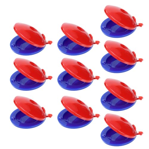 ifundom 10 Stück Kastagnetten Instrumente Kit Tamburin Pädagogisches Bildung Kastagnette Kleine Percussion Kastagnette Percussion Kastagnette Musikspielzeug Musikalisches von ifundom