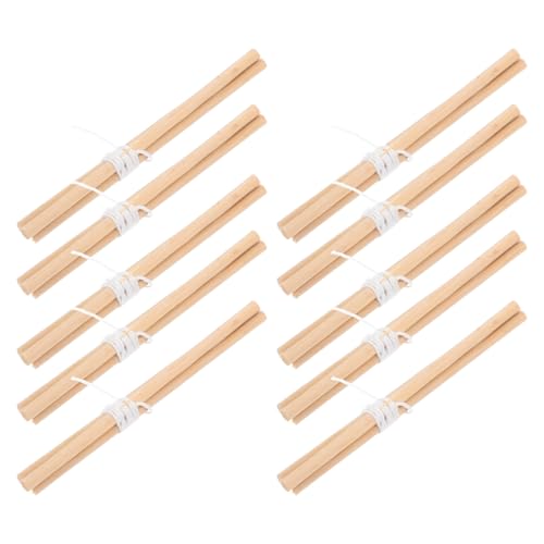 ifundom 10 Stück Kleiner Feuerholzhalter für Camping Halloween Dekoration DIY Zubehör für Puppenhäuser von ifundom
