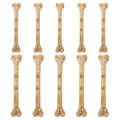 ifundom 10 Stück Knochenornamente Skelette Knochen Halloween Knochen Halloween - knochendekorationen Mini - Knochen Zum Basteln Halloween -, Knochen - Requisiten Plastik von ifundom