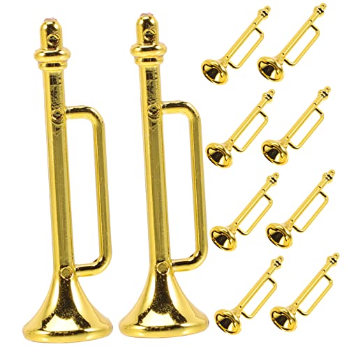 ifundom 10 Stück Musikinstrumentenmodell Mini-Sachen Puppenhaus-trompete Miniatur-zubehör Puppenhaus-musikinstrumente Miniatur-puppenhaus-Saxophon Mini- Trompeten Golden Plastik ifundom 10 Stück Musikinstrumentenmodell Mini-Sachen Puppenhaus-trompete Miniatur-zubehör Puppenhaus-musikinstrumente Miniatur-puppenhaus-Saxophon Mini- Trompeten Golden Plastik von ifundom