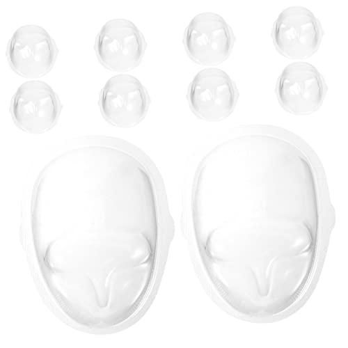 ifundom 10 Stück PVC -Puppenmaske realistisch Mini-Spielzeugmasken kreative Gesichtsabdeckungen -Gesichtszubehör Puppe DIY Maske Puppen basteln Plastik Transparent ifundom 10 Stück PVC -Puppenmaske realistisch Mini-Spielzeugmasken kreative Gesichtsabdeckungen -Gesichtszubehör Puppe DIY Maske Puppen basteln Plastik Transparent von ifundom