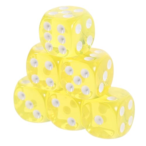ifundom 10 Stücke 1 6 cm Cornerless Würfel Für Mahjong Große Nummerierte Würfel Spiel Würfel Requisiten Unterhaltung Würfel Brettspiel Werkzeug von ifundom