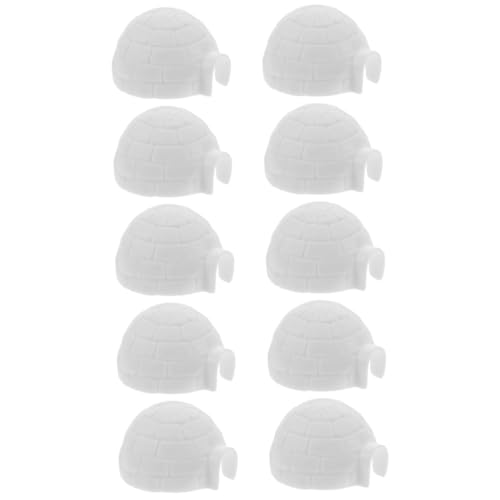 ifundom 10 Stück Polarmodell, Realistisches Iglu-, Kinderspielzeug, Iglu-spielzeugfigur Für Kinder ifundom 10 Stück Polarmodell, Realistisches Iglu-, Kinderspielzeug, Iglu-spielzeugfigur Für Kinder von ifundom