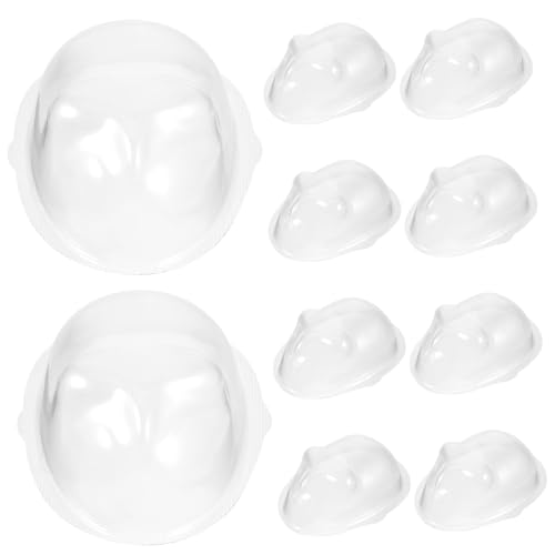 ifundom 10 Stücke PVC Miniatur Puppenhaus Halloween Für Puppen Handwerk Maske Machen von ifundom