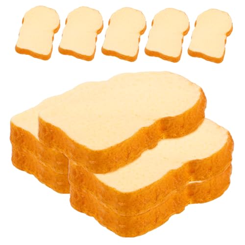 ifundom 10 Stück Realistische Künstliche Toastscheiben Künstliches Brotmodell Für Die Dekoration Zu Hause In Der Küche Im Büro Ideal Für Heimwerker Partydekoration Und Fotografie ifundom 10 Stück Realistische Künstliche Toastscheiben Künstliches Brotmodell Für Die Dekoration Zu Hause In Der Küche Im Büro Ideal Für Heimwerker Partydekoration Und Fotografie von ifundom