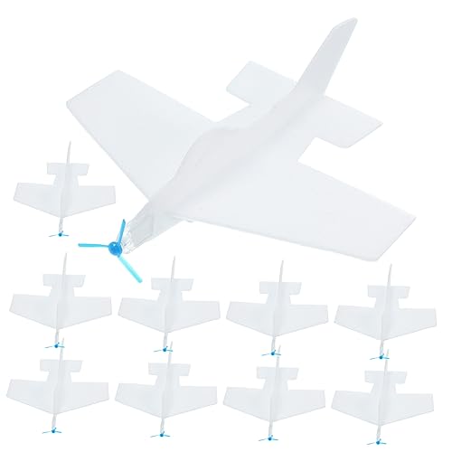 ifundom 10 Stücke Unvollendete Spielzeug Flugzeug Modelle Kinder Flugzeuge Schaum von ifundom