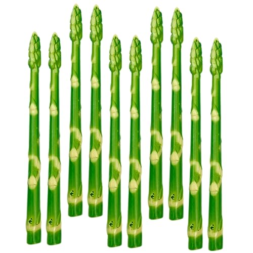 ifundom 10 Stück Simulation Spargelmodell Anzeige Spargelverzierung für die Küche, Essen Spargel-Modell Artefcial -Gemüse Spargelstütze für die Küche PVC Green ifundom 10 Stück Simulation Spargelmodell Anzeige Spargelverzierung für die Küche, Essen Spargel-Modell Artefcial -Gemüse Spargelstütze für die Küche PVC Green von ifundom