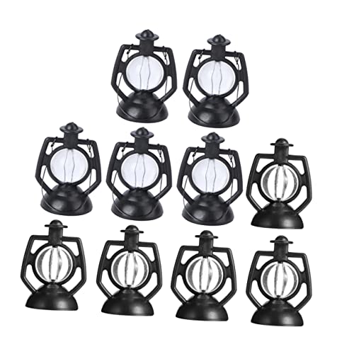 ifundom 10 Stück Simulierte Kleine Petroleumlampe Mini Laternen Dekorative Laterne Spielzeughaus Babypuppenspielzeug Kinderspielzeug Puppenhaus Petroleumlampen Mini ifundom 10 Stück Simulierte Kleine Petroleumlampe Mini Laternen Dekorative Laterne Spielzeughaus Babypuppenspielzeug Kinderspielzeug Puppenhaus Petroleumlampen Mini von ifundom