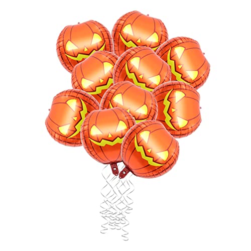 ifundom 10 Stück Teiliges Aufblasbare Kürbis Folienballons Leuchtendem Orange Halloween Deko für Wände Türen Fenster Vielseitige Party Accessoires und Fotorequisiten ifundom 10 Stück Teiliges Aufblasbare Kürbis Folienballons Leuchtendem Orange Halloween Deko für Wände Türen Fenster Vielseitige Party Accessoires und Fotorequisiten von ifundom