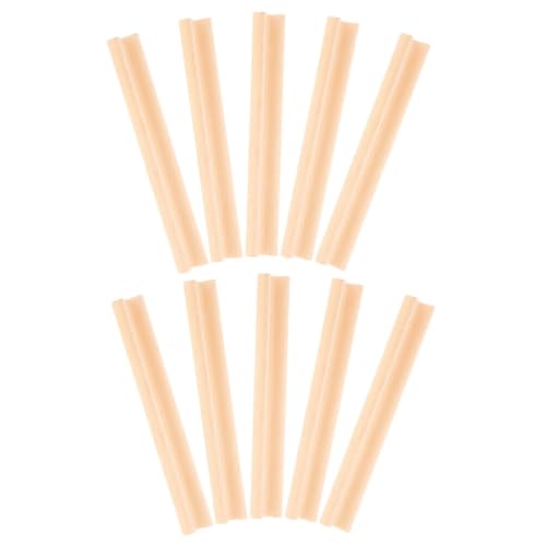 ifundom 10 Stück Teiliges Holz Domino Rack für DIY Projekte Stabiler Halter für Dominosteine Elegantes Design zur Alphabet Lernhilfe für Spiele und Kreative Anwendungen von ifundom