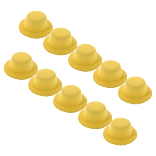 ifundom 10 Stück Teiliges Hüte in Leuchtendem Gelb Leichte Miniatur-Kopfbedeckungen für DIY Bastelprojekte Geeignet für Puppen Haustiere Haarschmuck und Festliche Dekorationen ifundom 10 Stück Teiliges Hüte in Leuchtendem Gelb Leichte Miniatur-Kopfbedeckungen für DIY Bastelprojekte Geeignet für Puppen Haustiere Haarschmuck und Festliche Dekorationen von ifundom