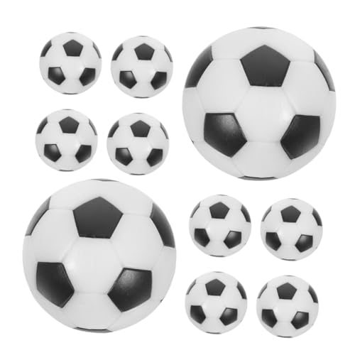 ifundom 10 Stück Teiliges Mini Fußballbälle für Tischfußball Zubehör Kompatibel mit Meisten Kickertischen als Partydeko Ersatzbälle für Reibungsloses Spiel und Kinderfreundliches von ifundom