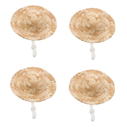 ifundom 10 Stück Teiliges Mini Strohhüte Handgewebt Atmungsaktive Puppen Strohhut Dekoration Langlebig Vielseitig Passend für Puppenhaus DIY Bastelbedarf Sommeraccessoire ifundom 10 Stück Teiliges Mini Strohhüte Handgewebt Atmungsaktive Puppen Strohhut Dekoration Langlebig Vielseitig Passend für Puppenhaus DIY Bastelbedarf Sommeraccessoire von ifundom