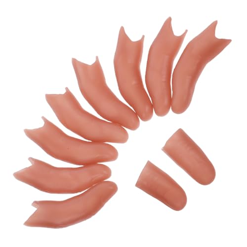 ifundom 10 Stück Teiliges Realistische Fake Finger Zaubertrick Zubehör für Close-up Illusionen Halloween Bühnenrequisiten und Film Requisiten für Verblüffende Verschwinden Effekte ifundom 10 Stück Teiliges Realistische Fake Finger Zaubertrick Zubehör für Close-up Illusionen Halloween Bühnenrequisiten und Film Requisiten für Verblüffende Verschwinden Effekte von ifundom