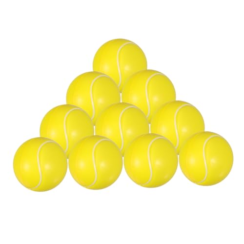 ifundom 10 Stück Teiliges Schaumstoff Stressbälle für Elastische Mini Tennis Bälle Sichere Squeeze Toys zum Entspannen für Partygeschenke und Gruppenspiele Tragbar und Leicht von ifundom