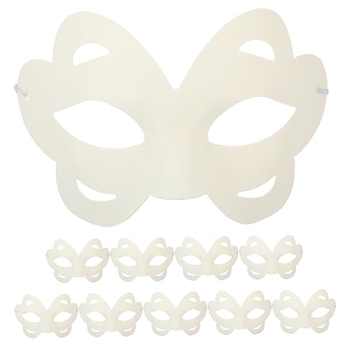 ifundom 10 Stück handbemalte maske selber machen halloween masken halloweenmaske Masken für Cosplay Festival Halloween-Säuberungsmaske sterben Maskerade Zubehör Maskerade Maske weiß Papier ifundom 10 Stück handbemalte maske selber machen halloween masken halloweenmaske Masken für Cosplay Festival Halloween-Säuberungsmaske sterben Maskerade Zubehör Maskerade Maske weiß Papier von ifundom