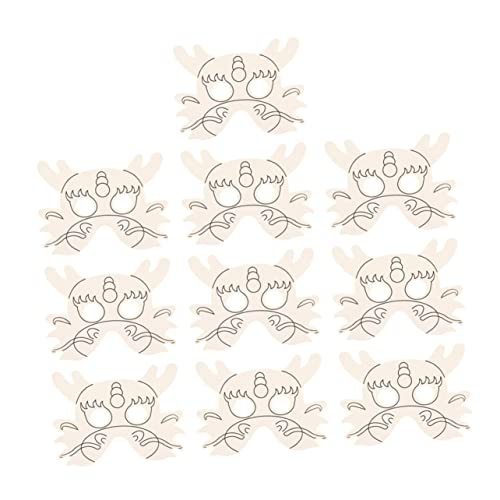 ifundom 10 Stück leere maske aus papier DIY Papierdrachenmaske -Masken-Set Leere Zeichnung Drachenmaske bemalbares Tier Papiermaske selber zeichnen DIY-Graffiti-Papiermaske Weiß ifundom 10 Stück leere maske aus papier DIY Papierdrachenmaske -Masken-Set Leere Zeichnung Drachenmaske bemalbares Tier Papiermaske selber zeichnen DIY-Graffiti-Papiermaske Weiß von ifundom