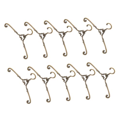 ifundom 10stücke Miniatur Kleiderbügel Für Puppen Teiliges Aus Robustem Antikbronze Für Puppenkleiderschränke Und Puppenhaus Zubehör ifundom 10stücke Miniatur Kleiderbügel Für Puppen Teiliges Aus Robustem Antikbronze Für Puppenkleiderschränke Und Puppenhaus Zubehör von ifundom