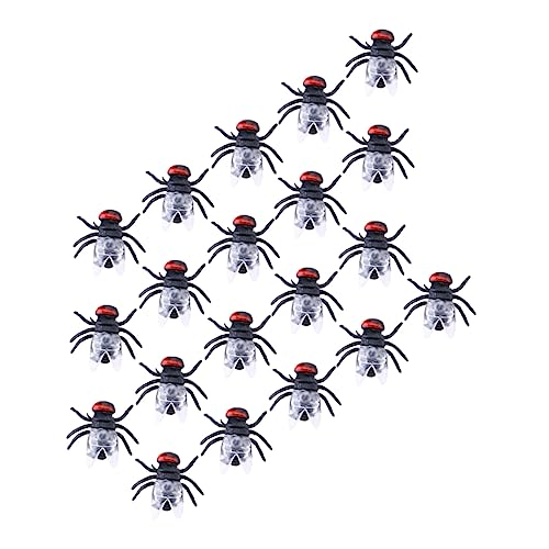 ifundom Realistisches Gefälschtes Fliegenspielzeug Für Partys Halloween-streiche 100 Stück PVC-fliegen-insektenspielzeug von ifundom