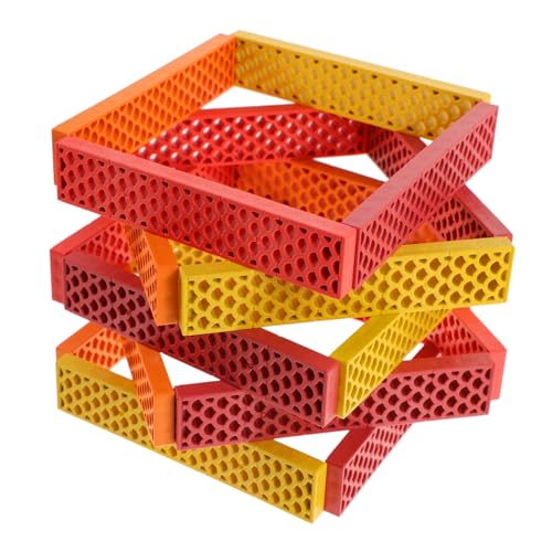 ifundom 100 Stück Bausteine Bauen Spielzeugblöcke aus Kunststoff Mädchen baut Stem-Spielzeugblöcke blockieren Spielzeugsteine Plastik von ifundom