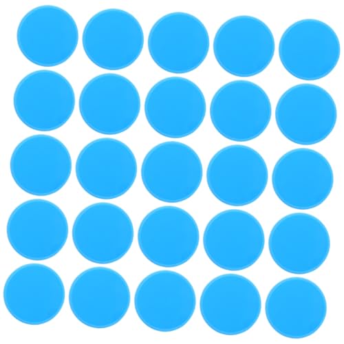 ifundom 100 Stück Bunte Abs Kunststoff Lernchips Klein Rund Leicht Tragbar für Zählen Spiel Bingo Mathe Unterricht Zubehör von ifundom