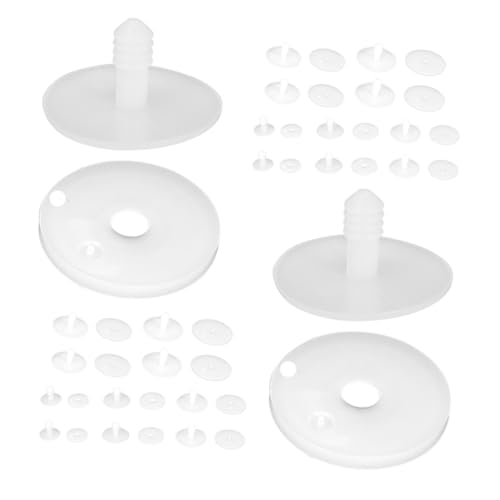 ifundom 100 Stück DIY Puppengelenke Kunststoff Kugelgelenke Vielseitig Beweglich für Plüschtiere Puppen Skelette Basteln Zubehör für Kuschelbären und Puppenbau von ifundom