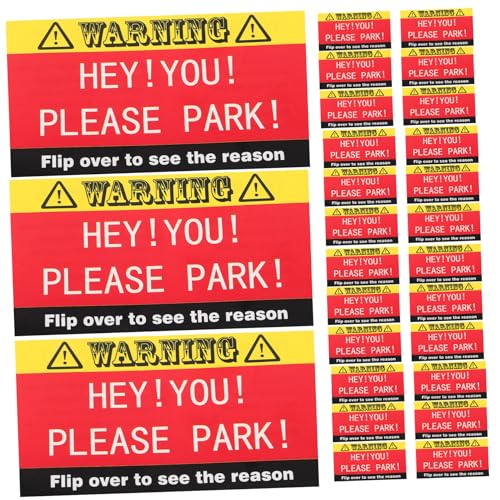 ifundom 100 Stücke Humorvolle Verstoß Karten Für Schlechte Parken Sie Geparkt Wie EIN Clown Aufkleber Lustige Notizen von ifundom