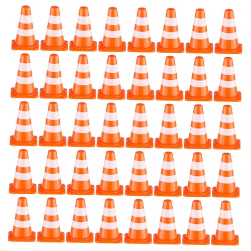 ifundom 100 Stück Mini-verkehrskegel – Barrikaden, Miniatur-verkehrsszene, Straßensperren-Spielzeug, Kinder, Pädagogische Kognitive Verkehrszeichenmodelle ifundom 100 Stück Mini-verkehrskegel – Barrikaden, Miniatur-verkehrsszene, Straßensperren-Spielzeug, Kinder, Pädagogische Kognitive Verkehrszeichenmodelle von ifundom