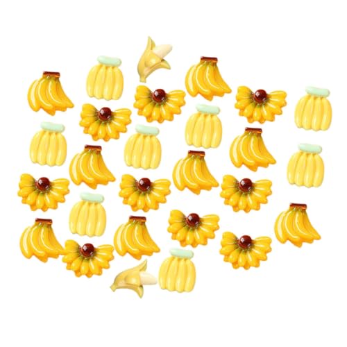 ifundom 100 Stück Simulierte Mini Bananen Lebensechte Bananen Simulationsbananen Künstliche Bananen Dekoration Winzige Simulierte Bananen Mini Früchte Obstdekoration Künstliches von ifundom
