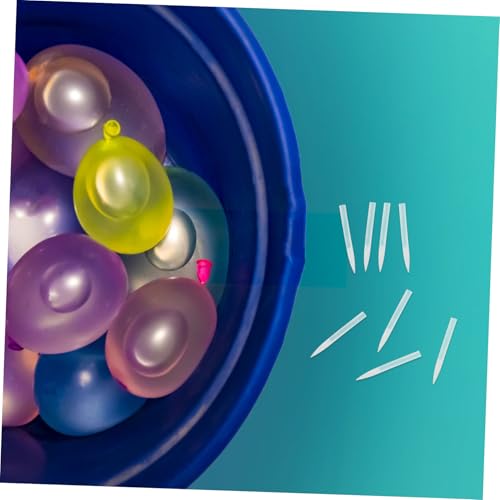 ifundom 100 Stück Teiliges Wasserballon bindewerkzeug Schnelles Befüllen und Bequemes Knoten Praktisches Zubehör für Wasserballon partys Handliches und Tragbares Ballon bindesystem von ifundom